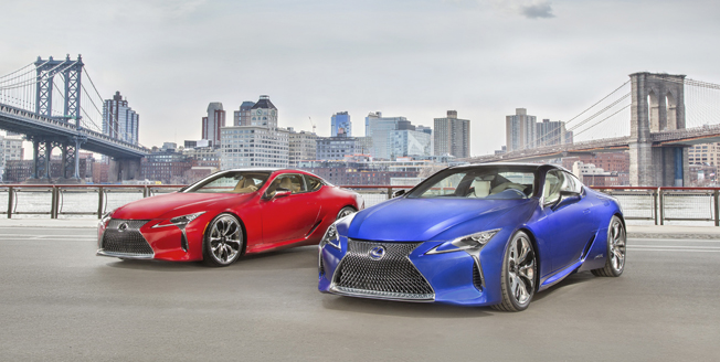 Lexus LC auf Tour