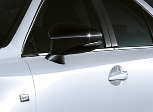 is 300h sport black mirrors 