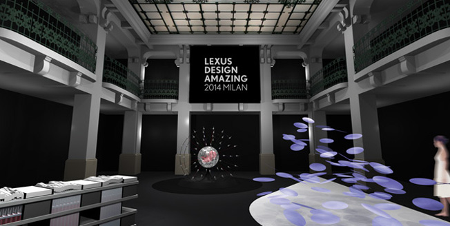 Lexus „Hämmastav liikumine” ainulaadsed väljapanekud