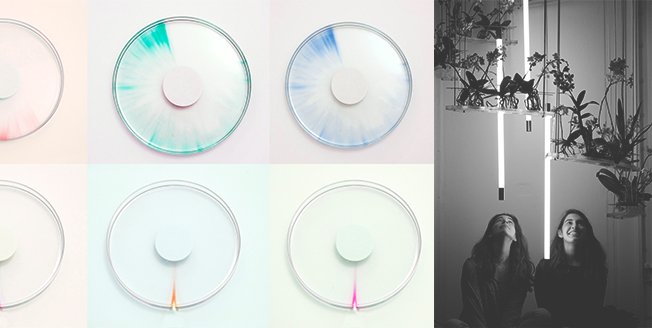 Premios diseño lexus Reloj que usa un líquido con rayos ultravioleta y propiedades de decoloración