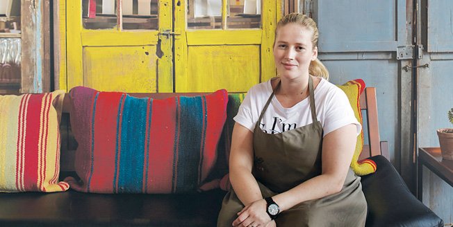 Kamila Seidler La chef danesa en la escuela de cocina Gustu de Bolivia