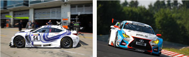 LEXUS RC F GT3 text