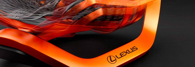 Революционная конструкция Прототип кинетического сиденья Lexus