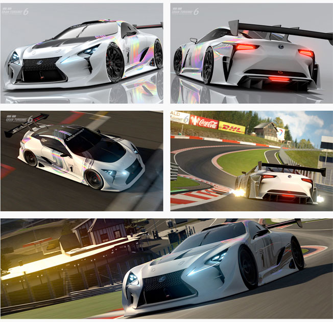 LF LC Gran Turismo text