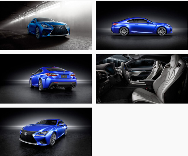 lexus rc f text