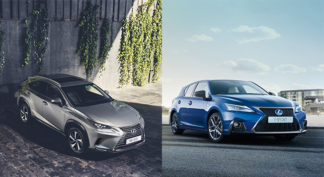 Uppdaterade Lexus CT och NX 2017 visas i Frankfurt