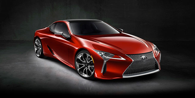 Prestandakupén Lexus LC 500 världspremiär