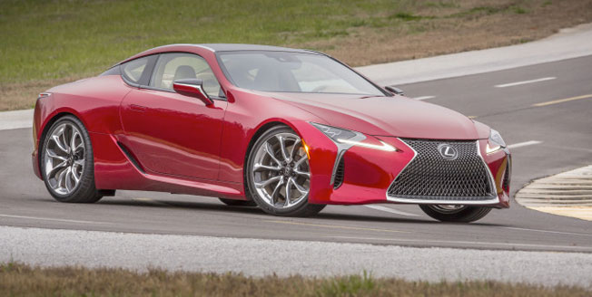 Lexus LC 500 vinner designpris