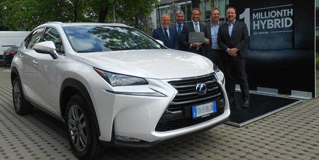 En miljon Lexus hybrider sålda